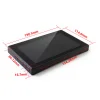 מסך קיבולי LCD 7" IPS 1024x600, מסגרת, זכוכית מגן, ממשק HDMI, מגע USB