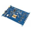 מסך קיבולי LCD 7" IPS 1024x600, זכוכית מגן, ממשק HDMI, מגע USB