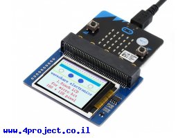 תמונה של מוצר מתאם מסך צבעוני 1.8" לכרטיס micro:bit של WaveShare