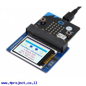 מתאם מסך צבעוני 1.8" לכרטיס micro:bit של WaveShare