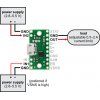 כרטיסון עם בורר מתח TPS2113A וחיבור USB MicroB