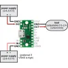 כרטיסון עם בורר מתח TPS2113A וחיבור USB MicroB