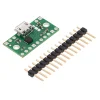 כרטיסון עם בורר מתח TPS2113A וחיבור USB MicroB
