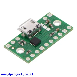 כרטיסון עם בורר מתח TPS2113A וחיבור USB MicroB