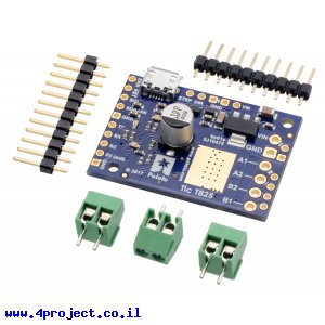 בקר מנוע צעד עם מגוון ממשקים Tic T825