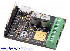 תמונה של מוצר בקר מנוע צעד עם מגוון ממשקים Tic T249 - מורכב