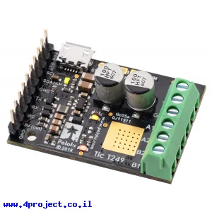 בקר מנוע צעד עם מגוון ממשקים Tic T249 - מורכב