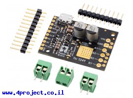 תמונה של מוצר בקר מנוע צעד עם מגוון ממשקים Tic T249