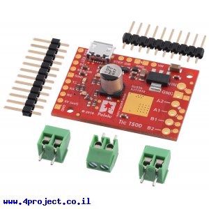 בקר מנוע צעד עם מגוון ממשקים Tic T500