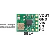 מודול ממיר מתח (מעלה/מוריד) 5V/6V/1.5A - דגם S9V11F5S6CMA - כיוון מתח ניתוק