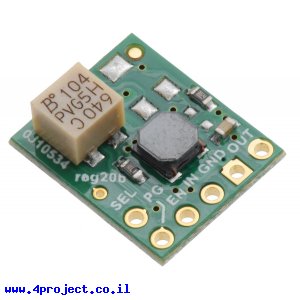 מודול ממיר מתח (מעלה/מוריד) 5V/6V/1.5A - דגם S9V11F5S6CMA - כיוון מתח ניתוק
