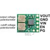 מודול ממיר מתח (מעלה/מוריד) 2.5-9V/1.5A - דגם S9V11MACMA - כיוון מתח ניתוק