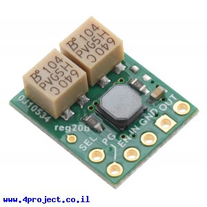 מודול ממיר מתח (מעלה/מוריד) 2.5-9V/1.5A - דגם S9V11MACMA - כיוון מתח ניתוק
