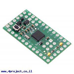 כרטיס פיתוח תואם Arduino A-Star 328PB Micro - 3.3V, 12MHz