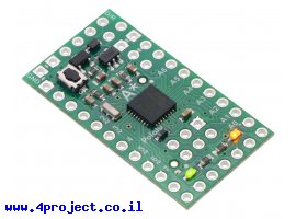 תמונה של מוצר כרטיס פיתוח תואם Arduino A-Star 328PB Micro - 3.3V, 8MHz