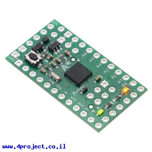 כרטיס פיתוח תואם Arduino A-Star 328PB Micro - 3.3V, 8MHz