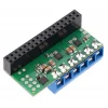 בקר מנוע DC ל-2 מנועים עד 1.7A - רכיב MAX14870 - צורת תוסף ל-Raspberry PI - מורכב