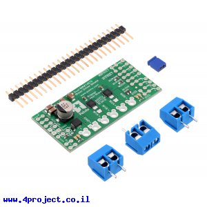 בקר מנוע DC ל-2 מנועים עד 1.7A - רכיב MAX14870 - צורת מגן Arduino