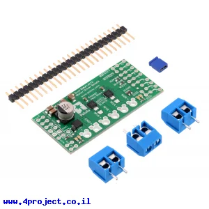 בקר מנוע DC ל-2 מנועים עד 1.7A - רכיב MAX14870 - צורת מגן Arduino