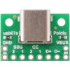 כרטיסון עם מחבר USB-C 2.0 נקבה - Pololu