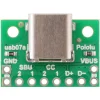 כרטיסון עם מחבר USB-C 2.0 נקבה - Pololu
