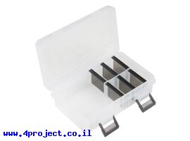 תמונה של מוצר קופסה פלסטית קטנה עם חלוקה לתאים