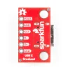 כרטיסון עם מחבר USB-C 2.0 נקבה, אופקי - SparkFun