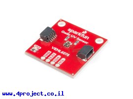 תמונה של מוצר חיישן אור UV - דגם VEML6075 - חיבור Qwiic