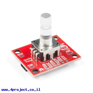 מקודד סיבובי RGB - חיבור Qwiic