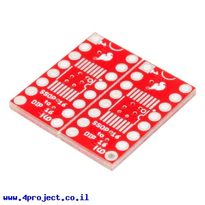כרטיסון מתאם בין SSOP ל-DIP 16pin - חבילה של 2