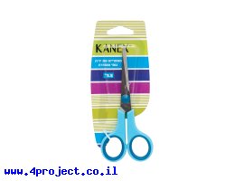 תמונה של מוצר מספריים עם ידיות גומי 5.5"