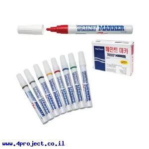 טוש מטאלי Paint Marker עבה - לבן