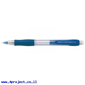 עיפרון מכני פיילוט Pilot H-187 סופר גריפ, גוף כחול - 0.7 מ"מ