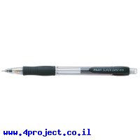 עיפרון מכני פיילוט Pilot H-187 סופר גריפ, גוף שחור - 0.7 מ"מ