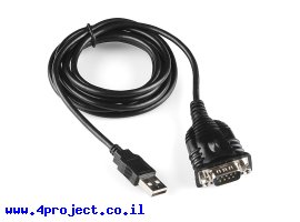 תמונה של מוצר מתאם USB ל-RS-232 - כבל
