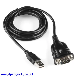 מתאם USB ל-RS-232 - כבל 1.8 מטר