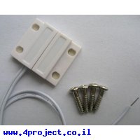 מפסק ריד (reed switch) N/O - חיישן מגנטי לדלת או חלון
