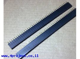 תמונה של מוצר מחבר שורה נקבה - 40 פינים במרווח של 2 מ"מ