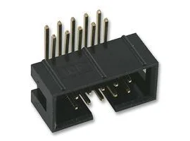 תמונה של מוצר מחבר זכר 2x5 לכבל שטוח - 90 מעלות