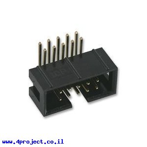 מחבר זכר 2x5 לכבל שטוח - 90 מעלות