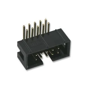 מחבר זכר 2x5 לכבל שטוח - 90 מעלות