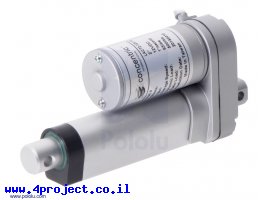 תמונה של מוצר מנוע לינארי DC 12V, דגם LD , תנועה 50mm, 25kgf, 2.8cm/s