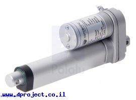 תמונה של מוצר מנוע לינארי DC 12V, דגם LD , תנועה 100mm, 25kgf, 2.8cm/s