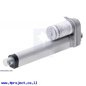 מנוע לינארי DC 12V, דגם LD , תנועה 150mm, 25kgf, 2.8cm/s