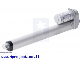 תמונה של מוצר מנוע לינארי DC 12V, דגם LD , תנועה 250mm, 25kgf, 2.8cm/s