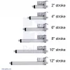 מנוע לינארי DC 12V, דגם LD , תנועה 300mm, 25kgf, 2.8cm/s