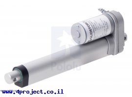 תמונה של מוצר מנוע לינארי DC 12V, דגם LD , תנועה 150mm, 50kgf, 1.5cm/s