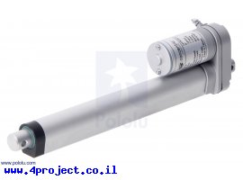 תמונה של מוצר מנוע לינארי DC 12V, דגם LD , תנועה 200mm, 50kgf, 1.5cm/s
