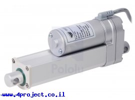 תמונה של מוצר מנוע לינארי DC 12V, דגם MD , תנועה 100mm, 100kgf, 1.5cm/s