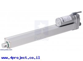 תמונה של מוצר מנוע לינארי DC 12V, דגם MD , תנועה 300mm, 100kgf, 1.5cm/s